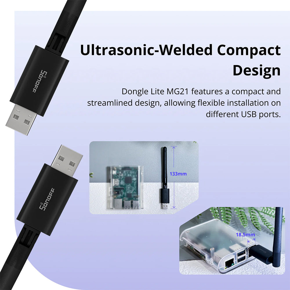 SONOFF Dongle Lite MG21 Zigbee Thread USB Dongle-LMG21 Zigbee2MQTT ZHA Router