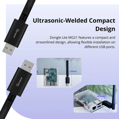 SONOFF Dongle Lite MG21 Zigbee Thread USB Dongle-LMG21 Zigbee2MQTT ZHA Router