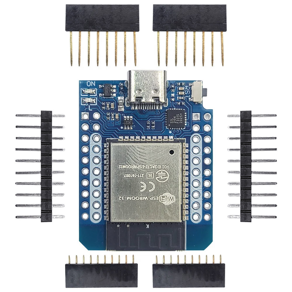 D1 Mini NodeMCU ESP32 WROOM WiFi IoT Dev Kit Board Arduino - USB-C Tasmota 14