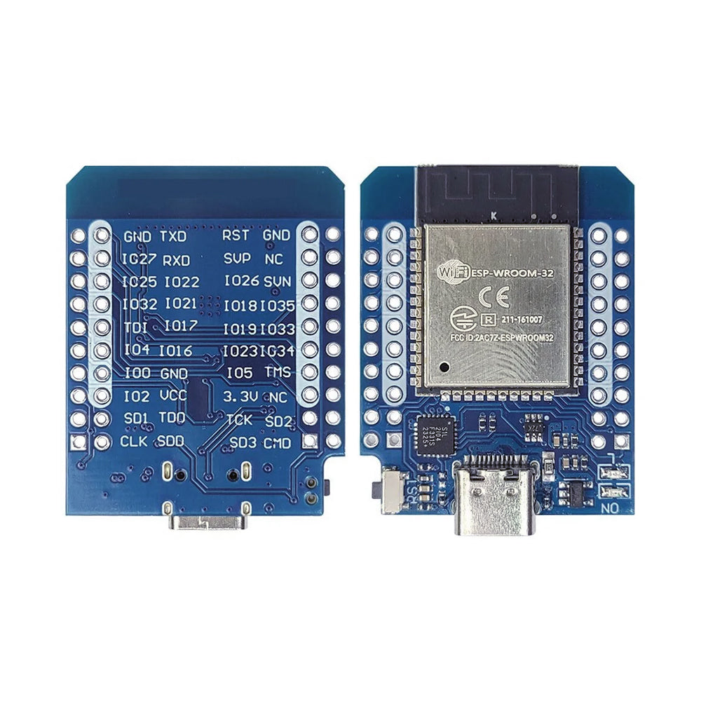 D1 Mini NodeMCU ESP32 WROOM WiFi IoT Dev Kit Board Arduino - USB-C Tasmota