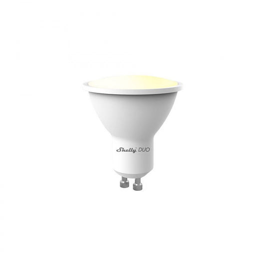 Shelly DUO LED WiFi Lamp 4.8 Watt GU10 Base Warm White Cool White Tasmota