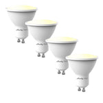 Load the image into the gallery viewer, 4x Shelly DUO RGBW LED WiFi Lamp 5 Watt GU10 Socket Color + White Tasmota
