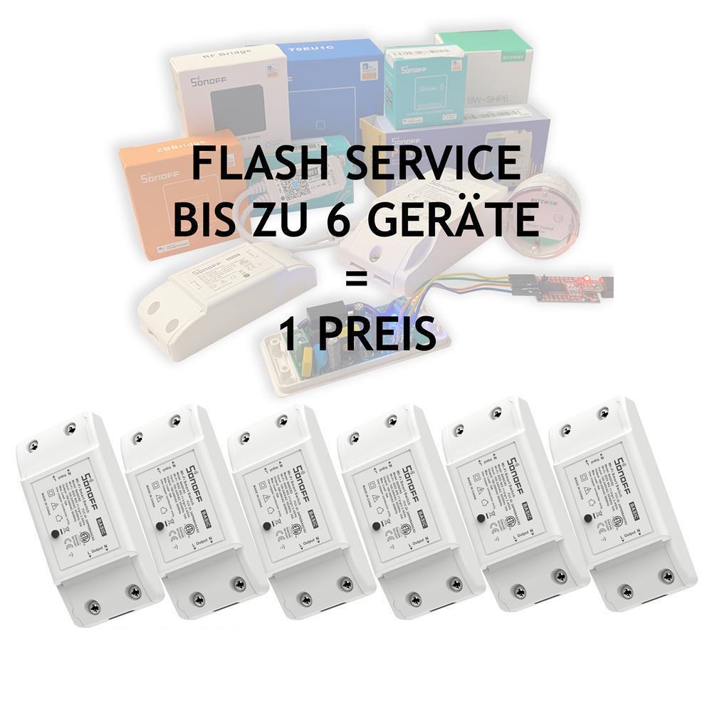 Tasmota Flash Service für Sonoff, Blitzwolf, Gosund, Shelly, Arilux, ESP Device
