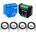 Lade das Bild in den Galerie-Viewer, Shelly Plus 1 + Plus Addon + DS18B20 Temp Sensor 16A DC-AC Smart WiFi Relais
