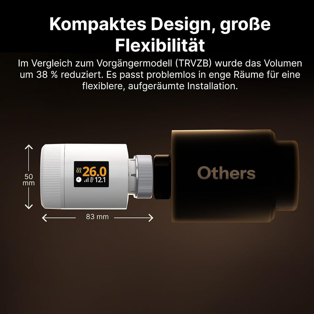 Sonoff TRV-ZBT Gen2 Zigbee 3.0 Smart Heizkörperthermostat Regler Radiator Valve