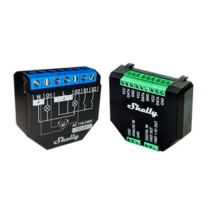 Shelly Plus 2PM + Plus Addon + DS18B20 Temp Sensor 16A DC-AC WiFi Power Metering