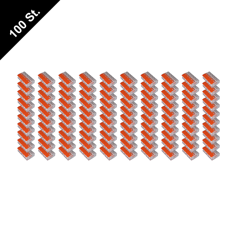 Lever Clamp Connecting Clamp Cable Orange 415 5 Ladder 10-100 Pieces