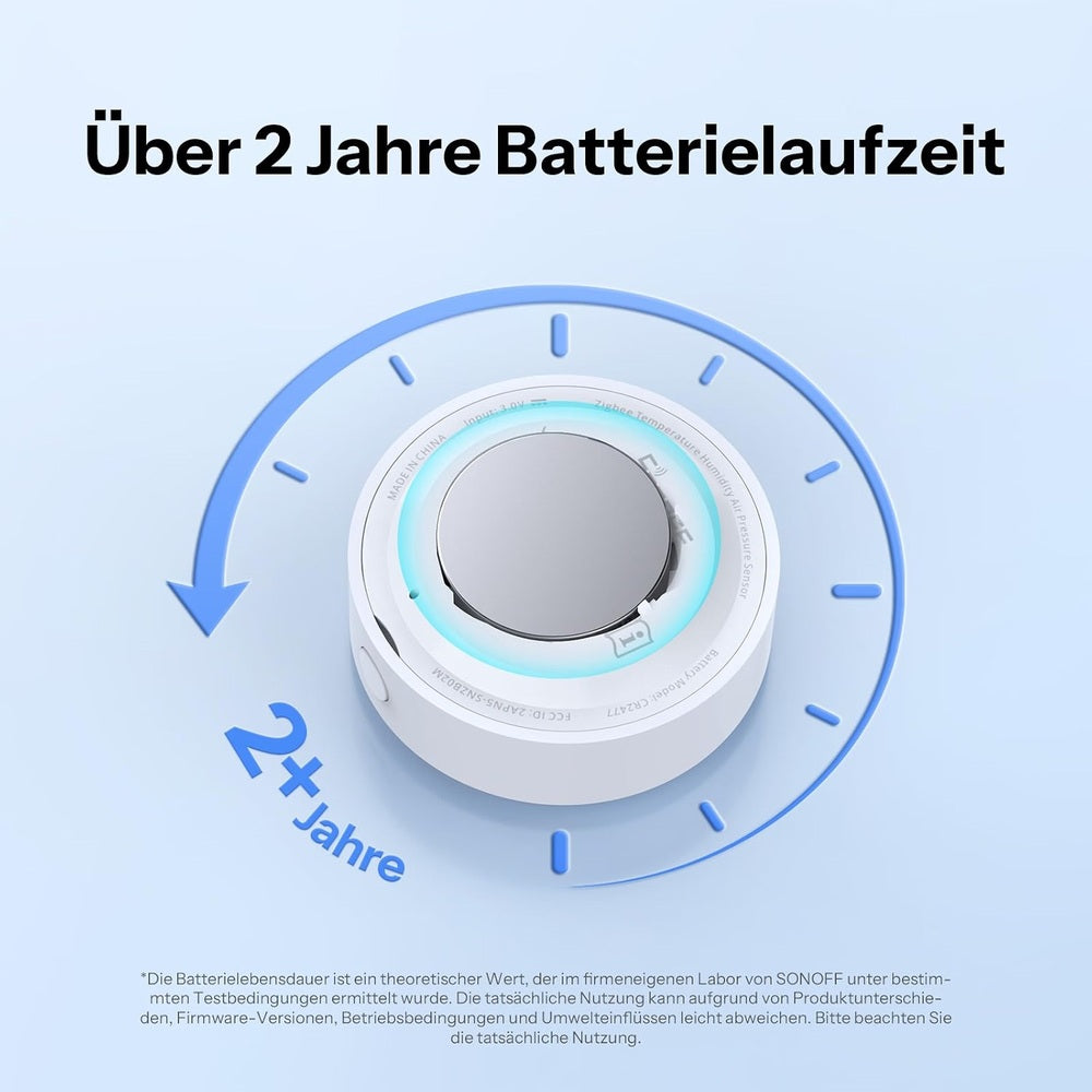 Sonoff SNZB-02M AirGuard TH Zigbee Temperatur Feuchte Luftdruck Sensor