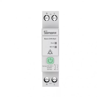 Sonoff BASIC-1GSP DIN Rail – Smart 32A Relay Energy Monitoring WiFi Matter BT