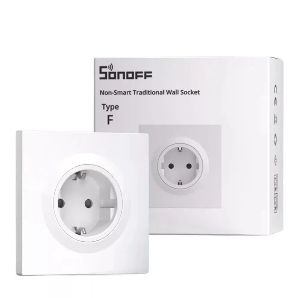  SONOFF WS01STP-E Fusion Orb Non-Smart Traditional Wall Socket 16A white