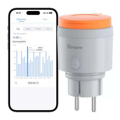 Sonoff S61STPF-PM-O S61s Matter Over WiFi Smart Outdoor Plug IP44 16A 3840W