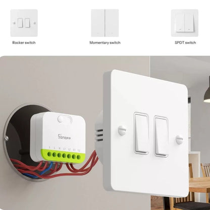 Sonoff MINI-ZB2GS MINI DUO 2-Gang Zigbee Smart Switch 16A ZHA Z2MQTT