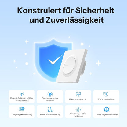 SONOFF MINI-ZB2GS-E Fusion Orb-ZBW2 Zigbee Smart Wand Schalter 2Kanal