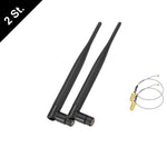 Load the image into the gallery viewer, 6dBi ANTENNA + Cable RP-SMA U-FL 2,4G 5Ghz WLAN Dualband Fritz!Box Speedport NEW
