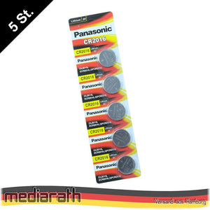 Panasonic Lithium Power CR2016 DL2016 3V Button Cell 75mAh 20mm x 1,6mm Blister